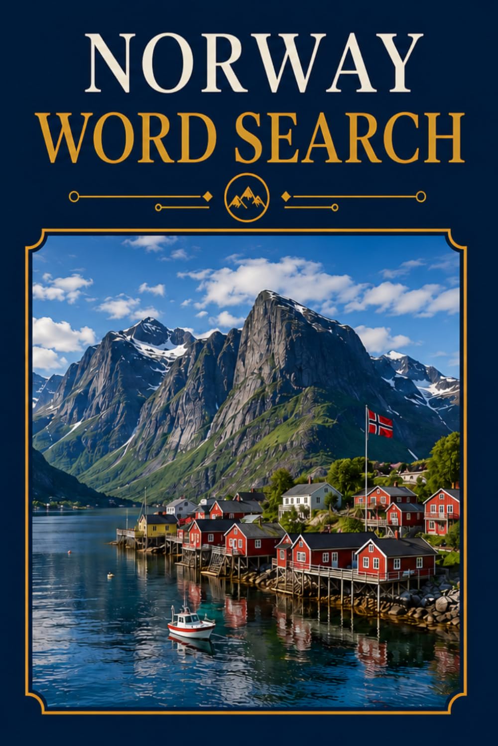 NORWAY WORD SEARCH: 6x9 Inches, 120 Pages | 60 word search Puzzles | Solutions Included|