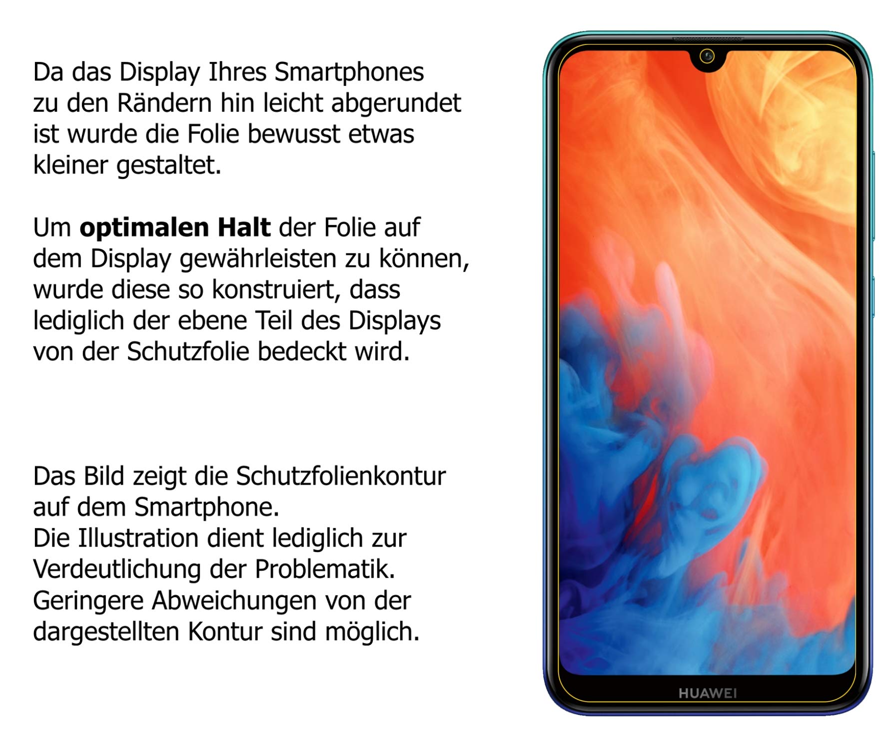 6x Pellicola per Honor 8X posteriore Protettiva Schermo Antiriflesso dipos
