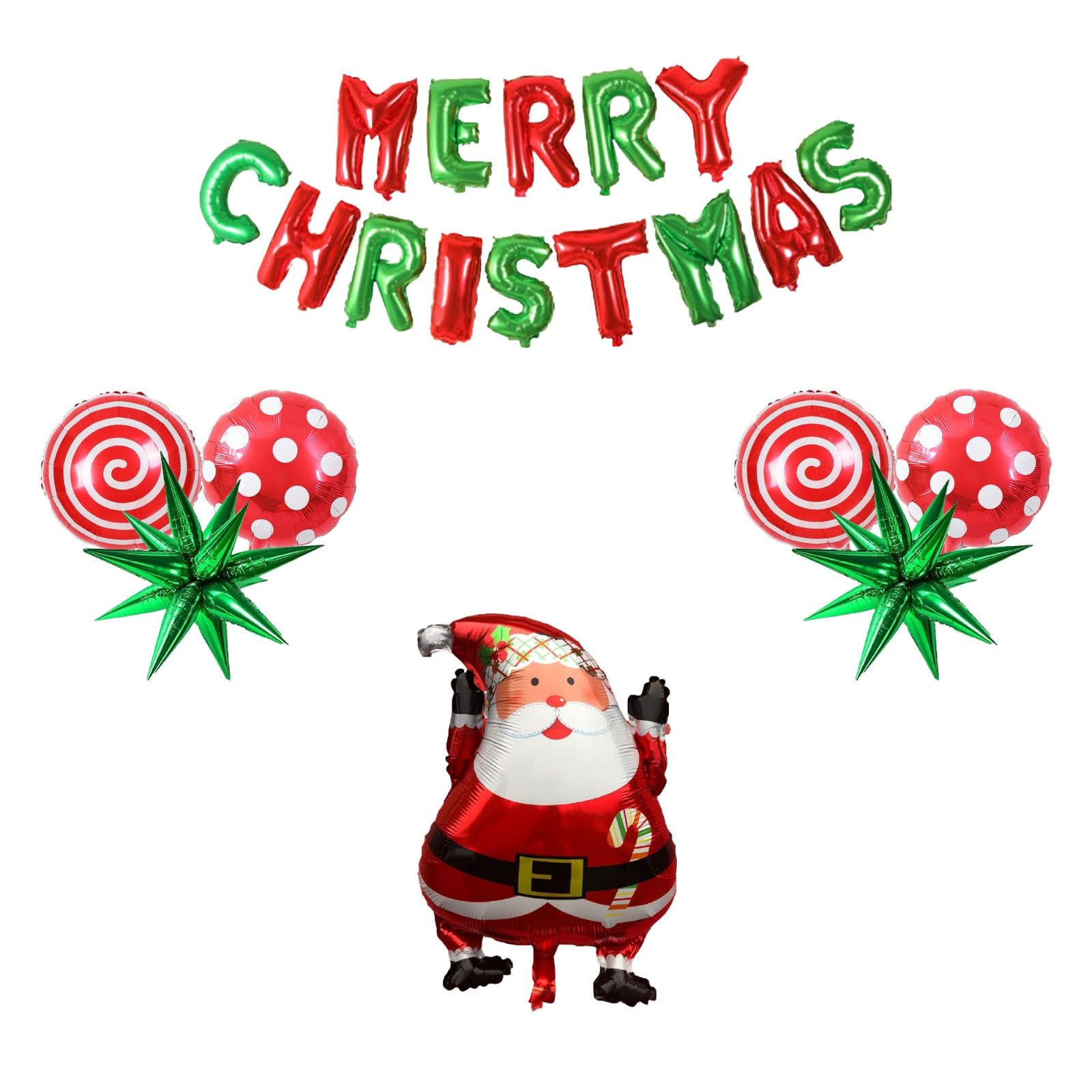 Godfather Christmas Balloon Garland Arch Combo Set Balloons for Christmas New Year Party Decorations (Combo-20)