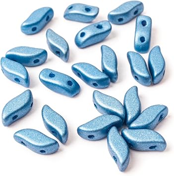 PotomacBeads StormDuo Beads - Metallic Sea Blue | Factory Pack of 600