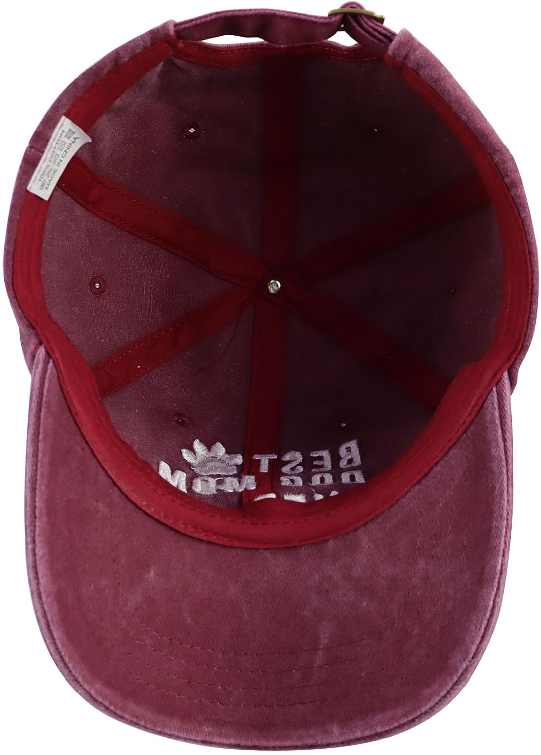 Funny Best Dog Mom Hats for Women Mama, Adjustable Cotton 3D Embroidered Mothers Day Baseball Cap - Image 5