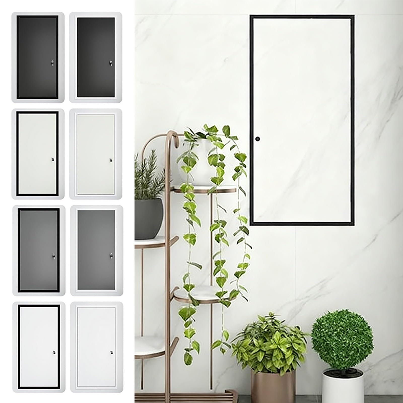 Customizable Aluminium Rectangular Access Door for Inspection & Maintenance | Lockable Hatch Panel 1pcs