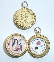 Vista 2 de St Therese of Lisieux relic locket