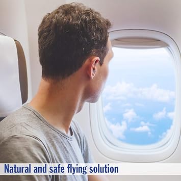 Macks Flightguard Airplane Pressure Relief Earplugs 26dB NRR, 33dB SNR Comfortable, Safe, Travel Ear Plugs for Flying Air Pressure Ear Pain, Ear Popping and Noise Reduction