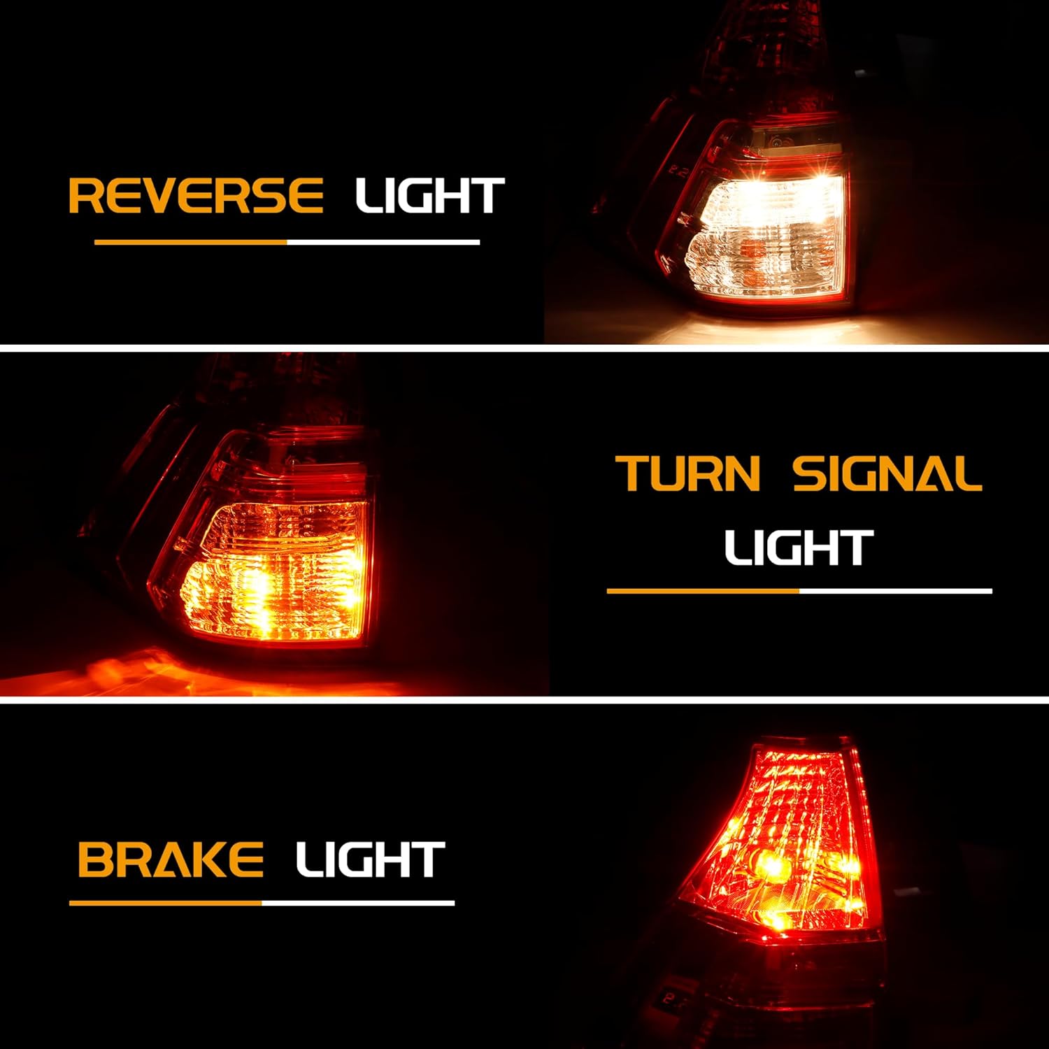 Tail Light Assembly with bulbs Compatible With 2015-2016 Honda CRV - (Left Driver Side), Replace 33550-T1W-A01 HO2800186
