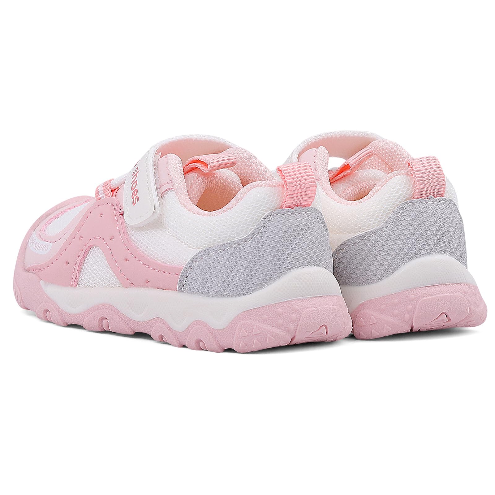 LACOFIA Chaussures Premier Pas Bébé Garcon Fille Basket Enfant avec Semelle Antidérapante en Caoutchouc