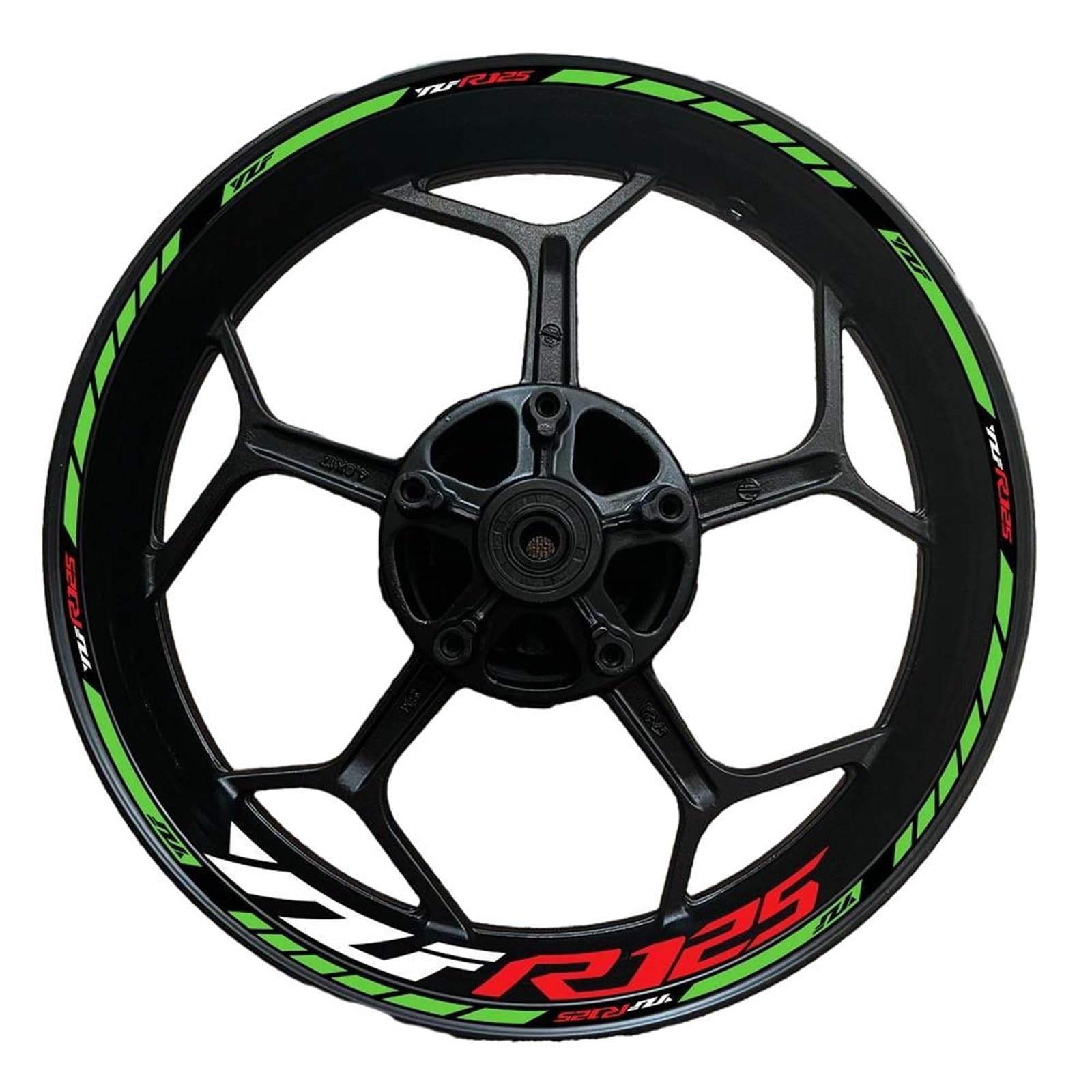 Applique for for YZF R125 for YZFR125 Motorcycle Wheel Hub Decals Decorative Stickers Reflective Stickers(26)