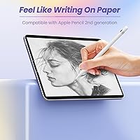 Vista 5 de MoKo Protector de pantalla magnético de papel para iPad Air de 5ª/4ª generación (2022/2020) / iPad Pro de 11 pulgadas (2022/2021/2020/2018)