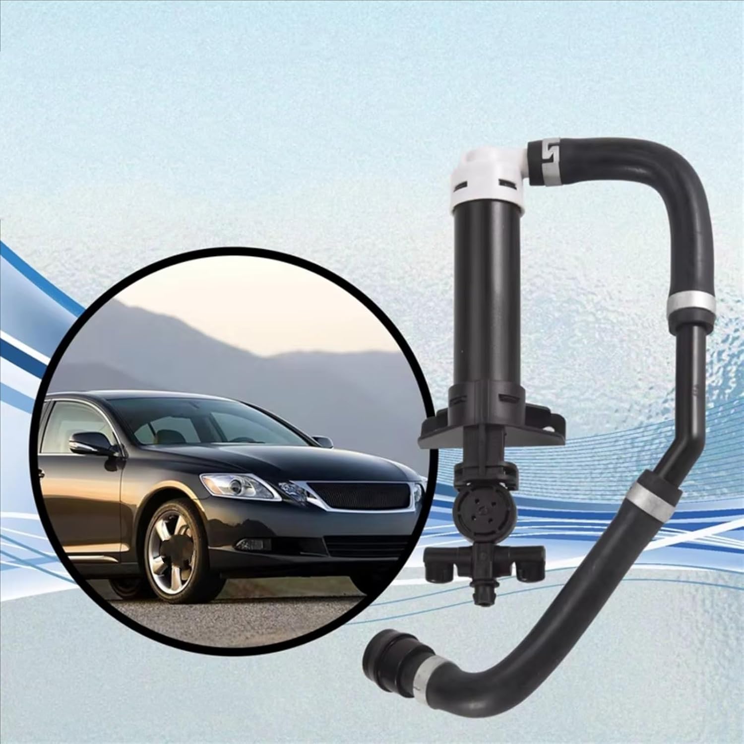 Car Bumper Headlamp Washer Nozzle Cover for Lexus GS Series GS300 GS350 GS430 GS450H Headlight Washer Nozzle Actuator Head Light Water Spray 85208-30031 85207-30031