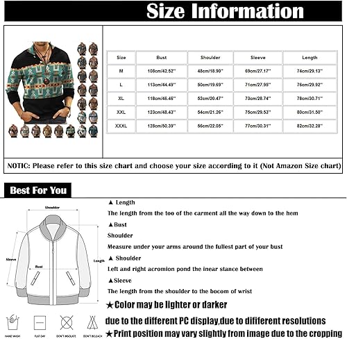 Miniatura 5 de Polera polo para hombre camiseta de golf con estampado azteca camiseta deportiva casual de playa blusa étnica de manga larga