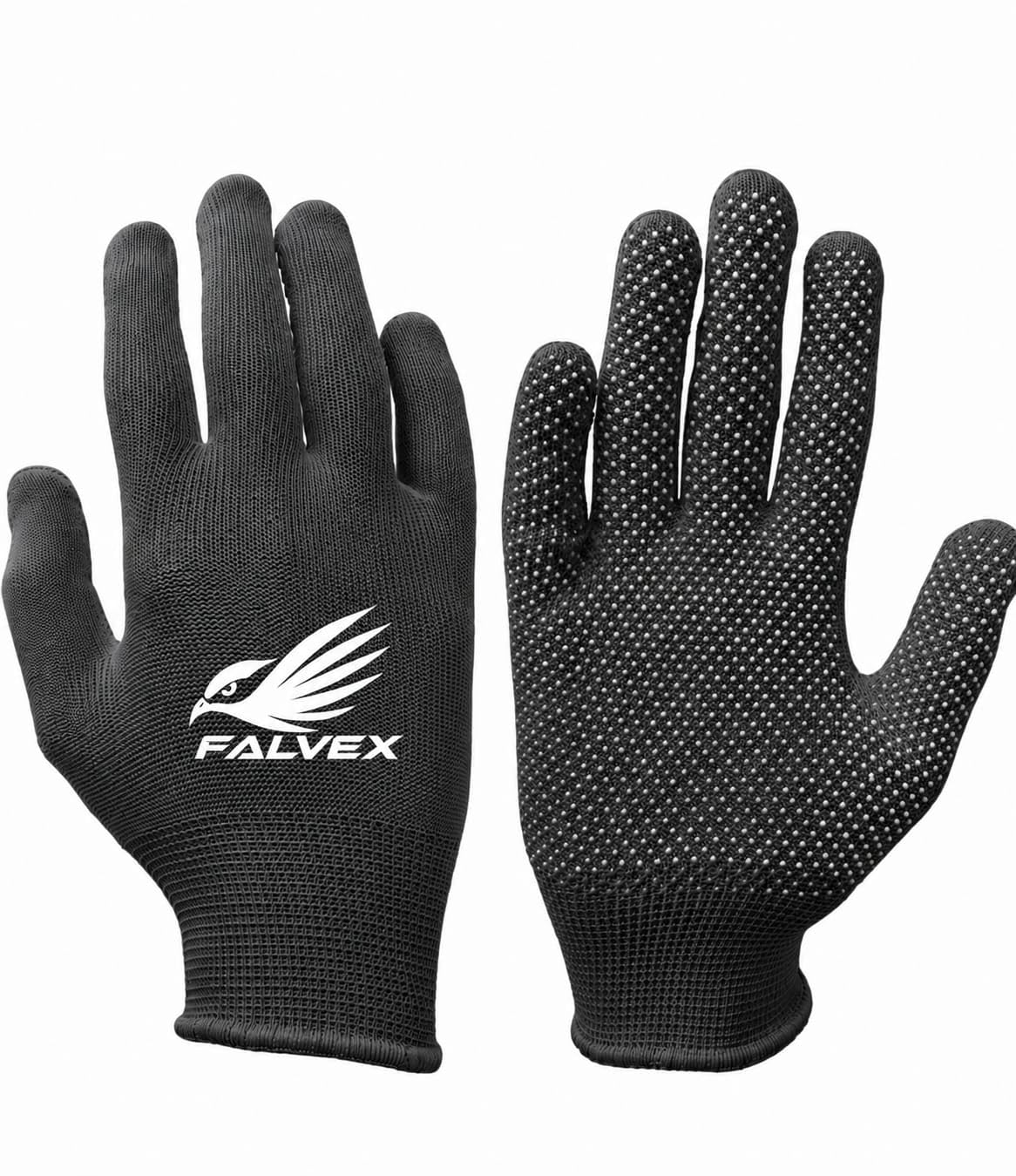 PVC Dotted Cricket Tennis and Batting Gloves for Men with Flexible and Secure Elastic Wrist | Extra Grip, Breathable Cotton Tennis Batting Gloves for Cricket (Grey)-picture-16