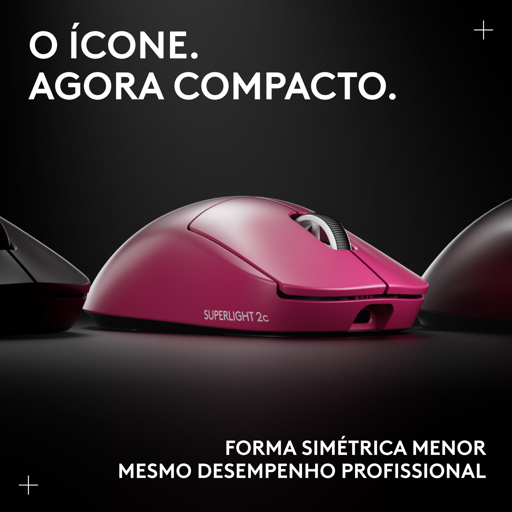 Mouse Gamer sem fio Logitech G PRO X SUPERLIGHT 2c, mouse compacto