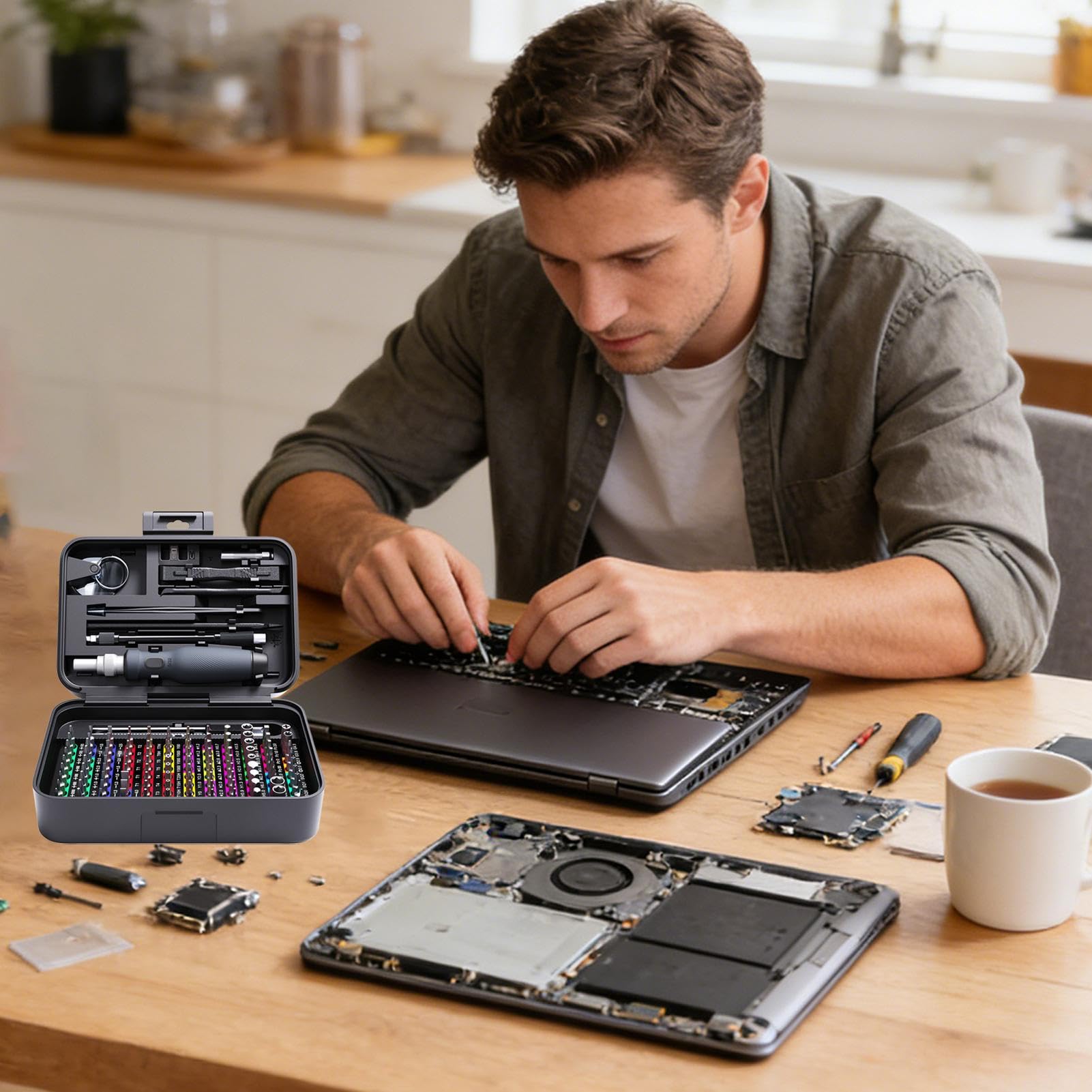 Schraubendreher Ergonomisch und rutschfest für präzise Reparaturen | Schraubendreher-Kit Werkzeug-Set Brille Reparatur-Kit Für Telefon Laptop Brille Kamera Mechanik Haus Auto Reisen Tägliche