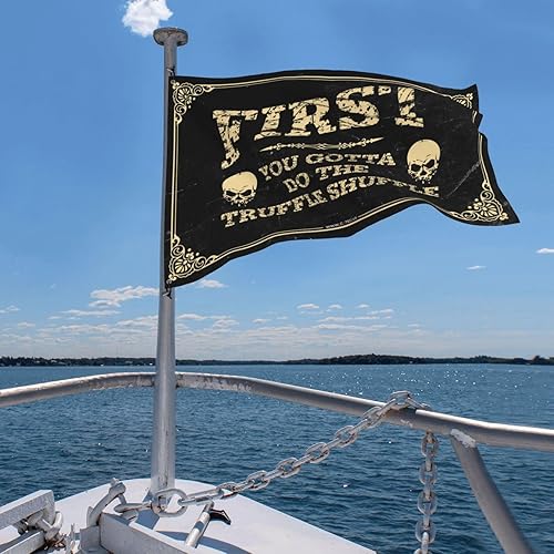 Miniatura 5 de Funny Kitchen Decor First You Gotta Do The Truffle Shuffle Flag Room Flags For Guys Back Yard Decorations (Size  120X180CM)