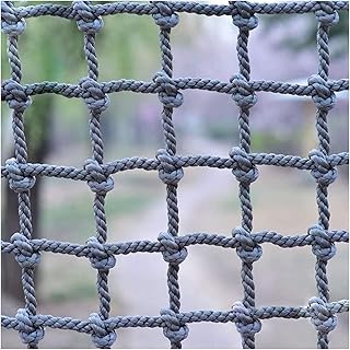 Climbing Cargo Net Hemp Rope Net Resist Rot Climbing Cargo Netting, for Outdoor Playground Accessories Sets, Load 200kg (Size : 2 * 4m(6.6 * 12.12ft))