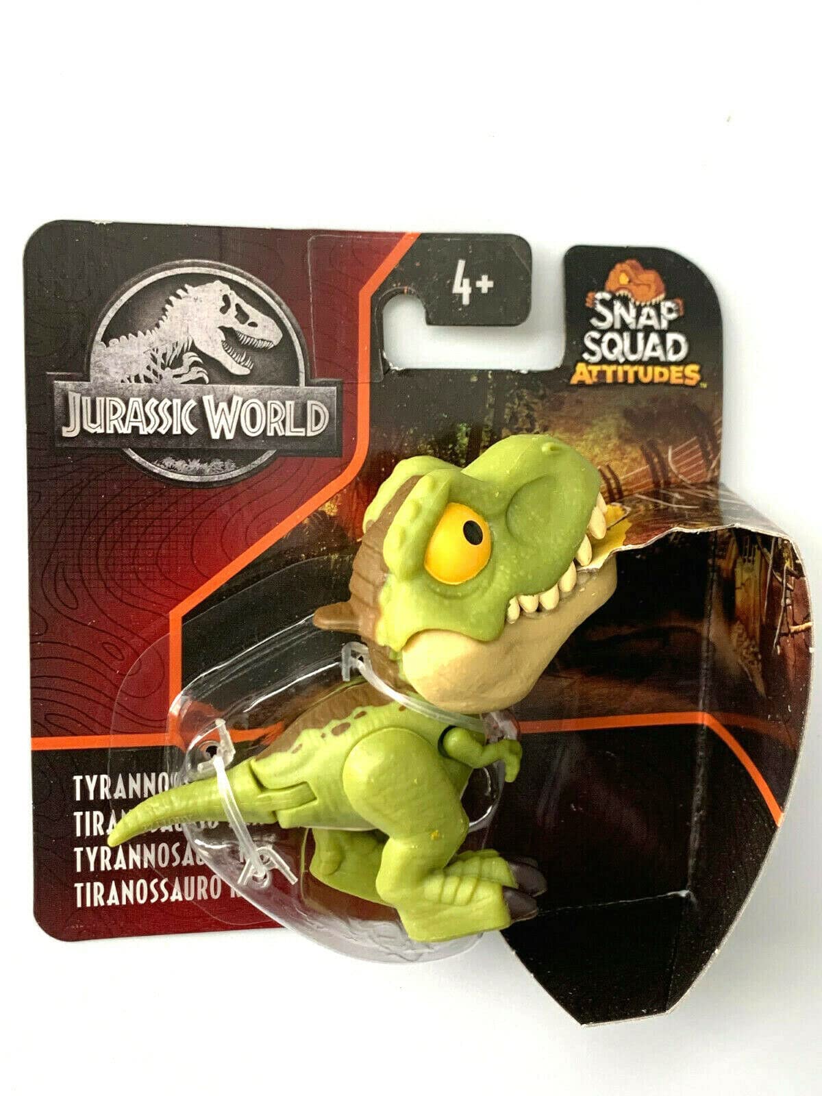 Amazon.com: JurassicWorld Snap Squad Attitudes T Rex Tyrannosaurus