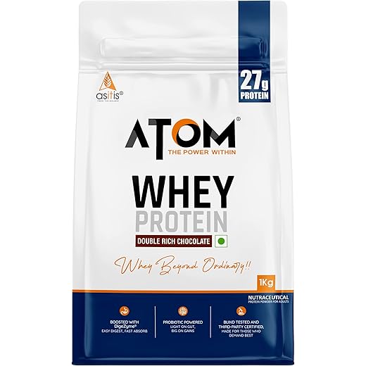 ATOM Whey Protein 1kg - Chocolate Boost
