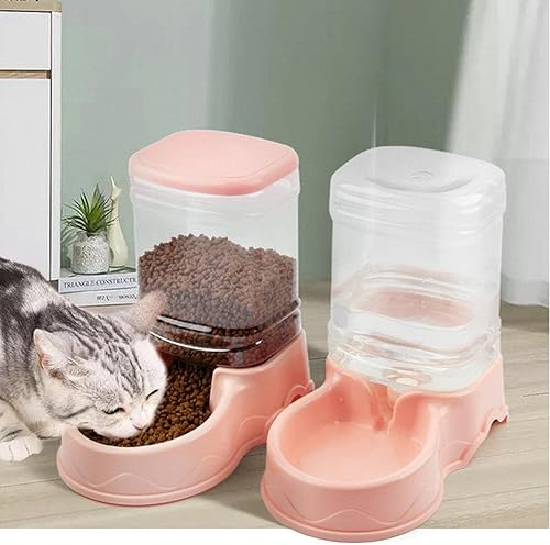 Miniatura 5 de Gazechimp Alimentador automático para mascotas, dispensador de agua, cuencos de alimentación para perros pequeños, medianos y grandes, mascotas,