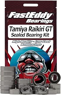 FastEddy Bearings Compatible with Tamiya Raikiri GT (TT-02) Sealed Bearing Kit