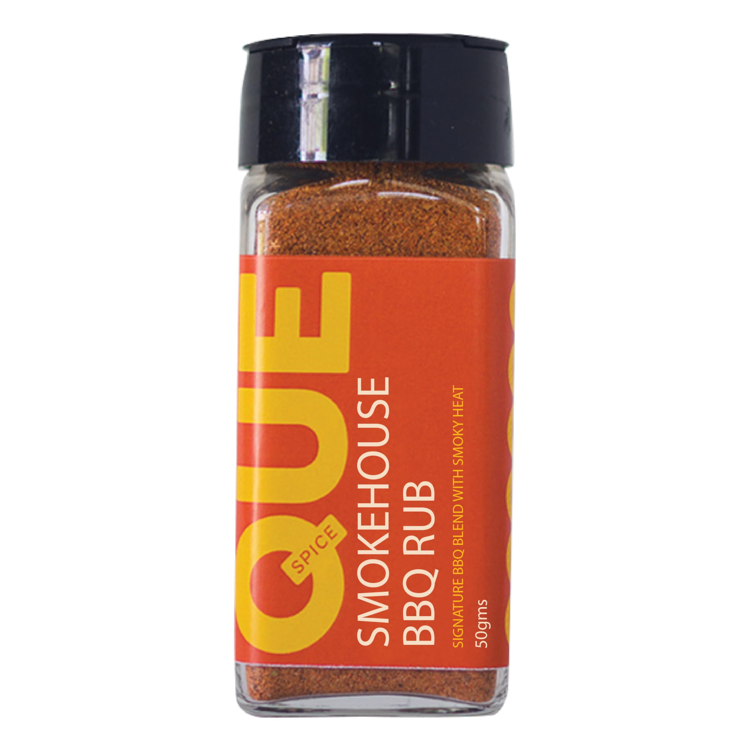 Que Spice Smokehouse BBQ Rub Smoky & Sweet | Marinade or Rub | Recipe for Grilled Vegetables | Roasted Chicken | Pork Ribs | Includes Natural Ingredients 50 gms.