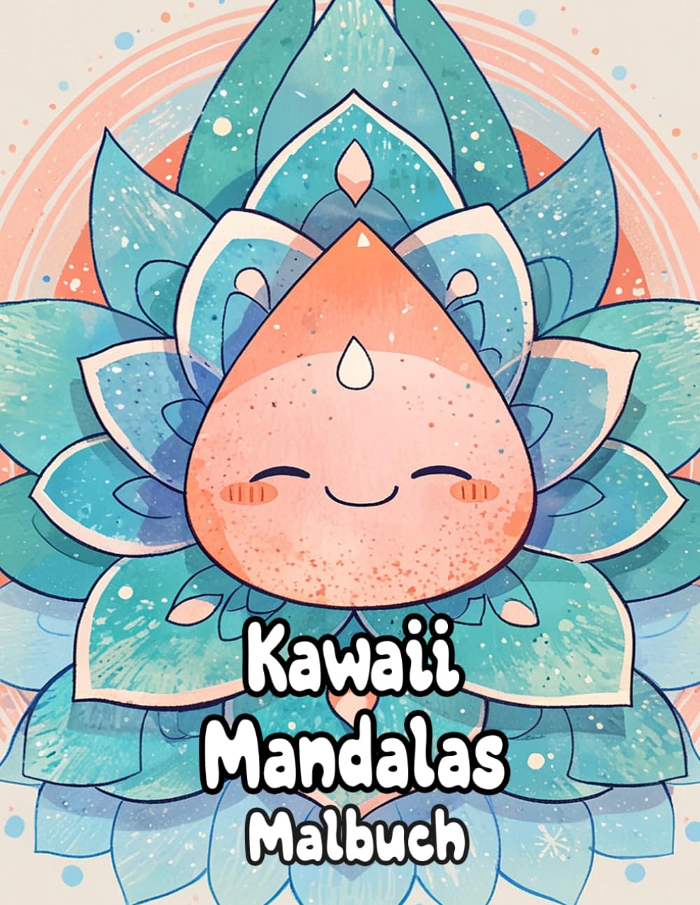 Kawaii Mandalas Malbuch: Färbung Seiten Mit Entzückender Zen-Kunst Niedlichen Dekorativen Mustern Geometrischen Motiven Wiederholenden Wandteppichen ... Stressabbau | Für Kinder Erwachsene