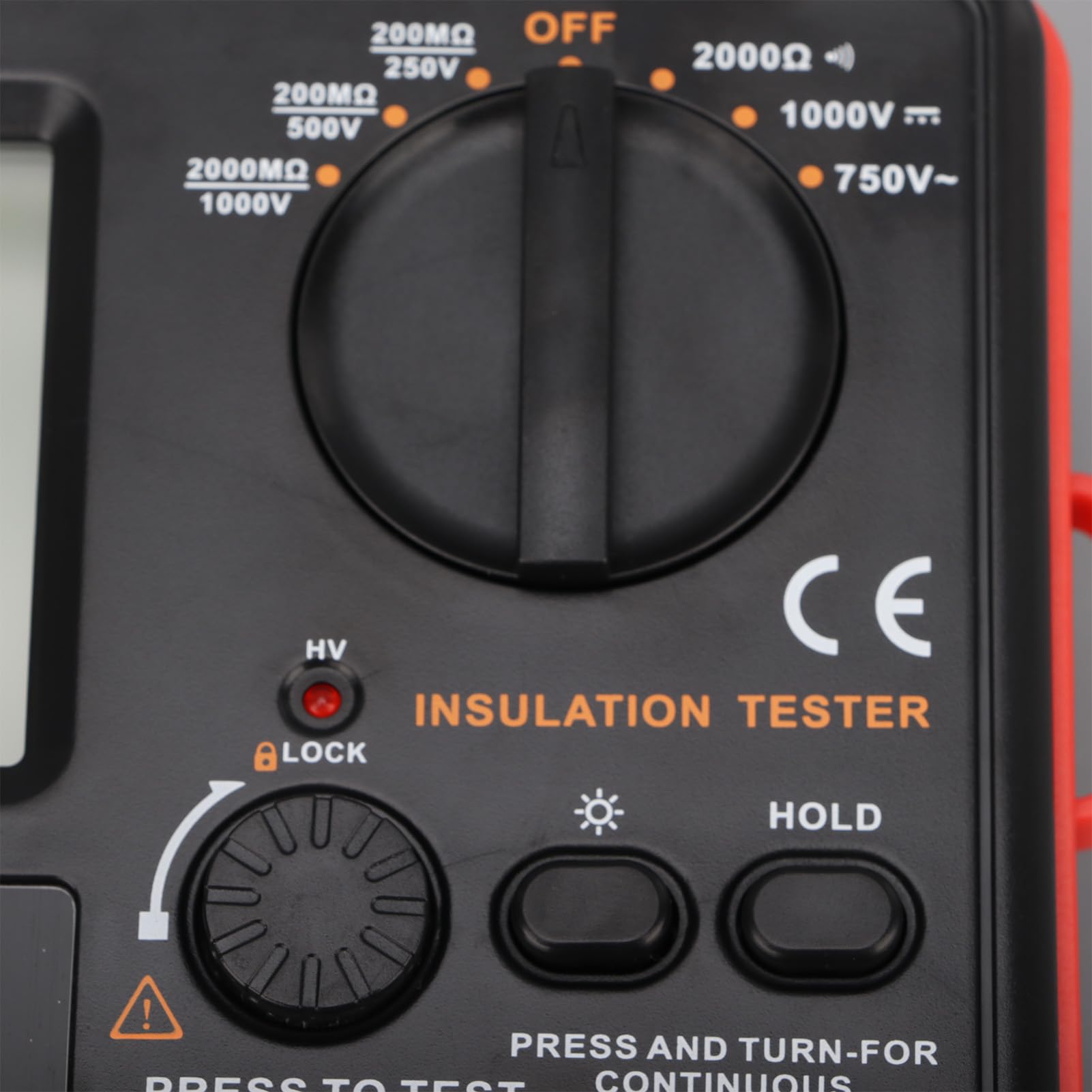 Keenso Insulation Resistance Tester Megohmmeter with Large LCD Display and