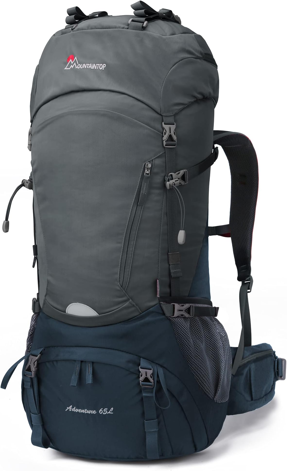 Mountaintop 80l 55l Hiking Backpack With Internal Frame For Men ...