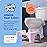 Squatty Potty The Original Bathroom Toilet Stool Curve Lightweight with Sleek and Modern Design, Pink, 7