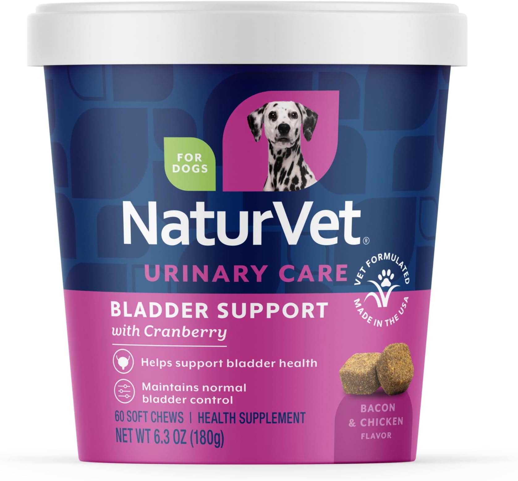 Bladder Support Plus Cranberry for Dogs (60 Soft Chew)