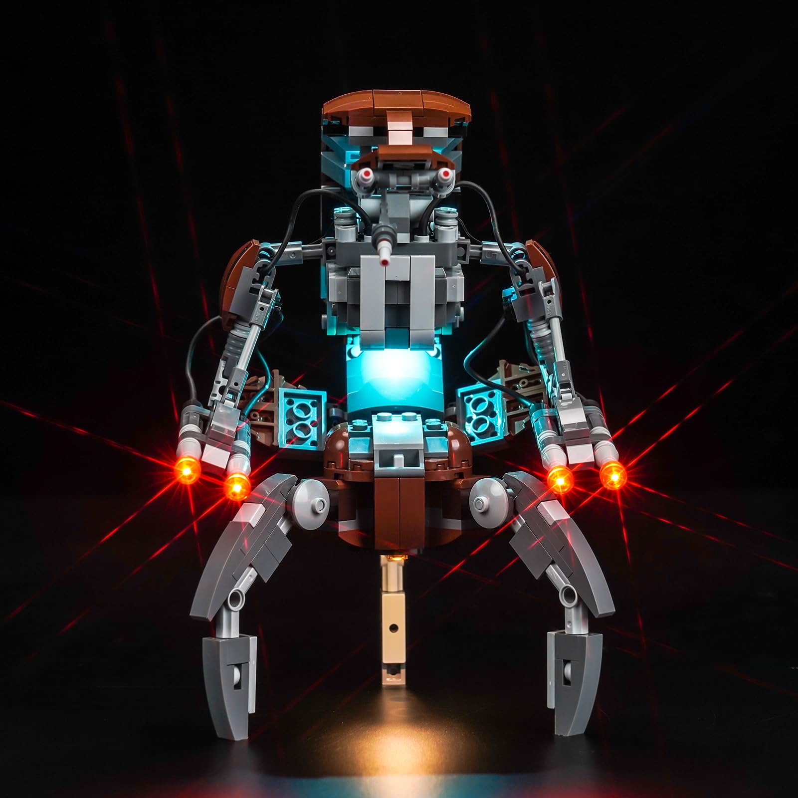 Led Light Set for Lego 75381 Droideka (No Lego), Decoration Lighting Set for Creative Toys, 10.5 cm x 15.5 cm x 3 cm - Image 2