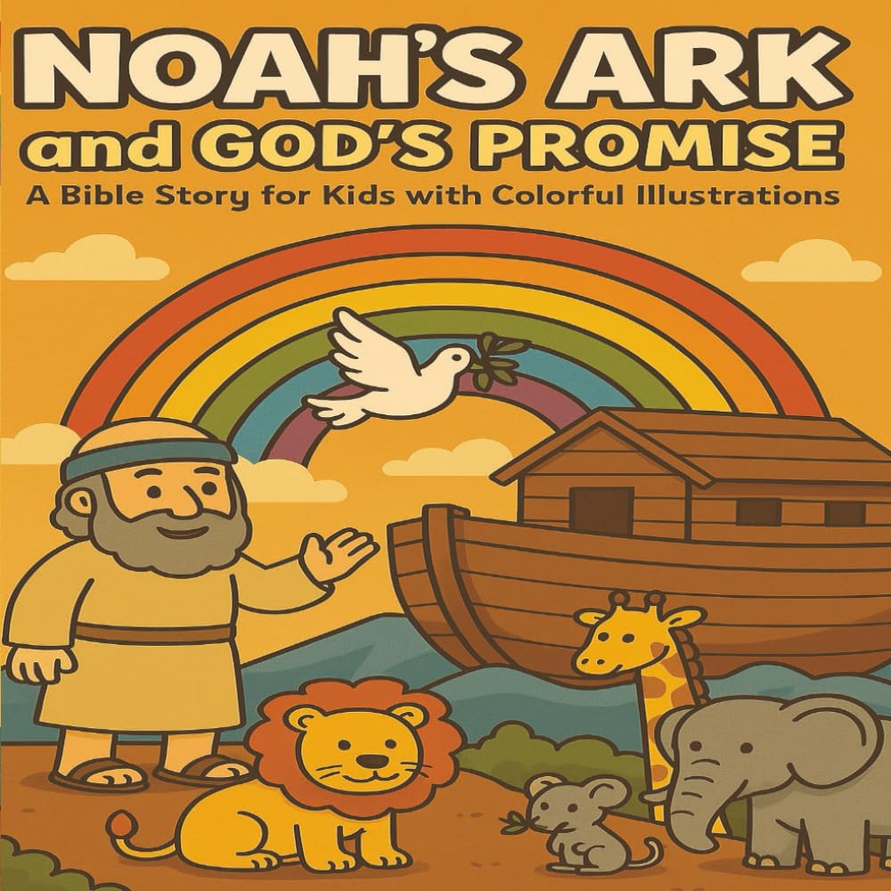 Noah and the Ark: A Colorful Bible Story for Kids: A Fun, Faith-Building Journey of Obedience, Animals, and God’s Promise