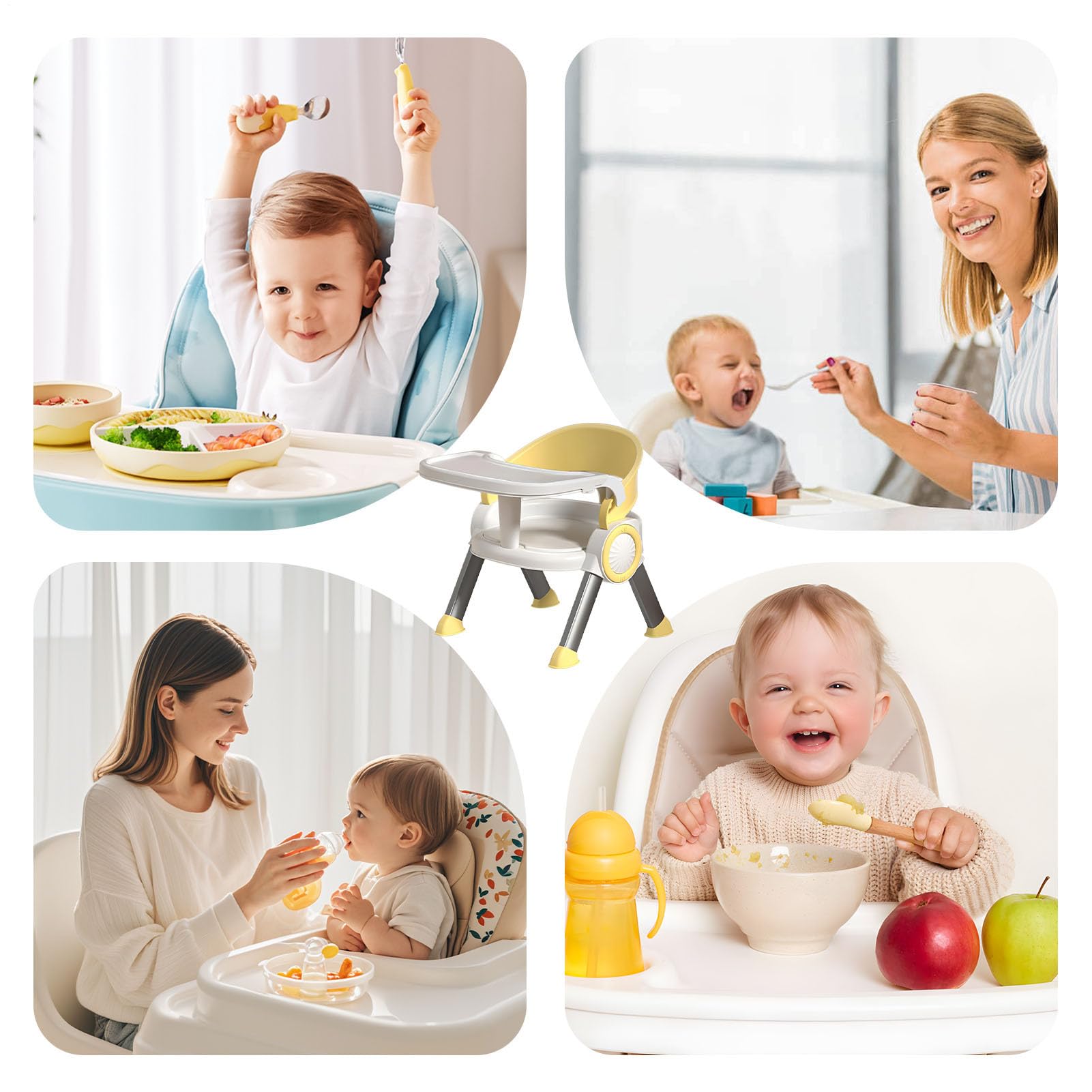 Seggiolino Pappa Neonato Sedia Compatta Per Terra, Seggiolino Studio Per | Seggiolone Pranzo Neonato Sgabelli Multifunzione Leggeri Per , Campeggio E Seggiolino Musicale Da Viaggio