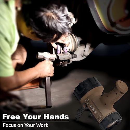 Miniatura 8 de XINXI Foco recargable de 1,000,000 lúmenes con luz de inundación COB, linterna foco impermeable IP67, luz de mano de larga duración con filtro rojo,