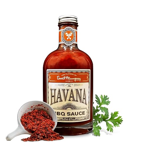 Miniatura 1 de Flavors Of Ernest Hemingway The Havana - Salsa para barbacoa con ingredientes naturales, lote pequeño, sin gluten, sin MSG, sin HFCS, 12.7 onzas