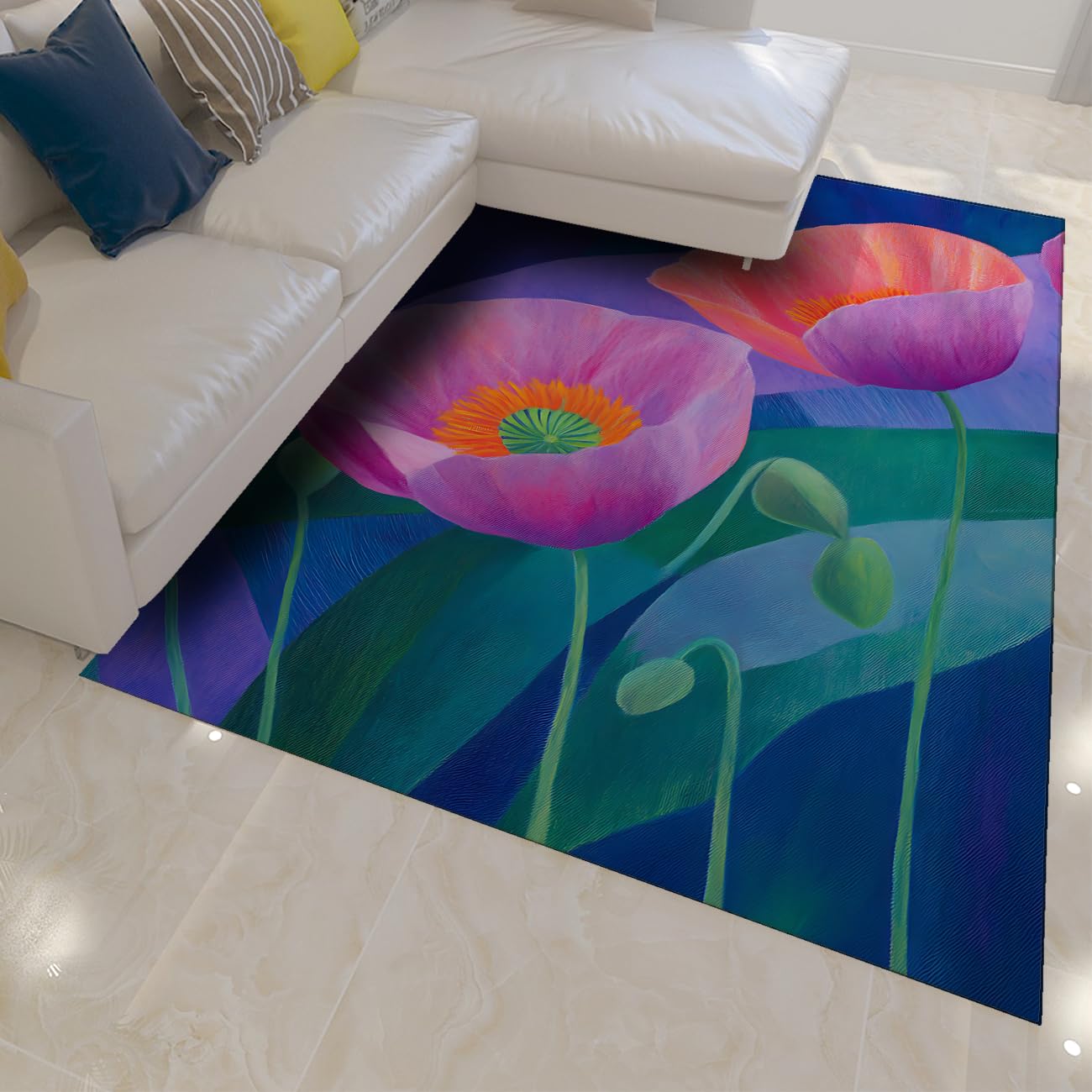 Tapis antidérapant et lavable contre les sols glissants