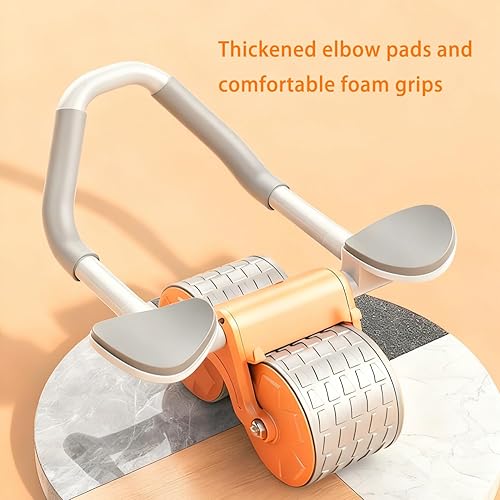 Miniatura 7 de New Ab Roller for Wheel, Home Workout Auto Rebound Abdominal Wheel, Ab Abdominal Exercise Roller with Elbow Support, Core Workout Equipment for