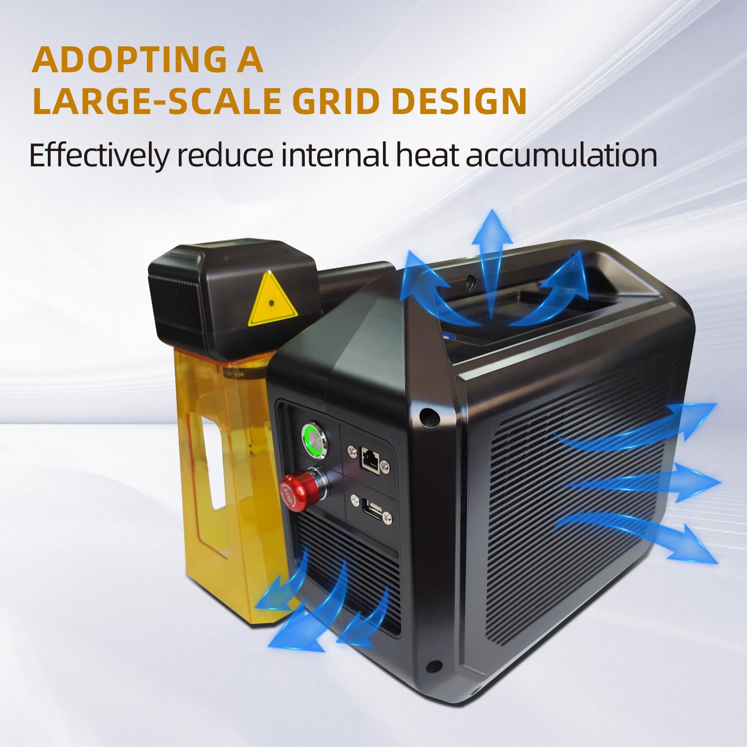 HEROLASER Laser Engraver 20W(0.583mW), Lightning Speed Portable Laser Marking Machine, High-Precision Red Light Positioning Laser Engraving for Jewelry, Metal, Wood, Leather