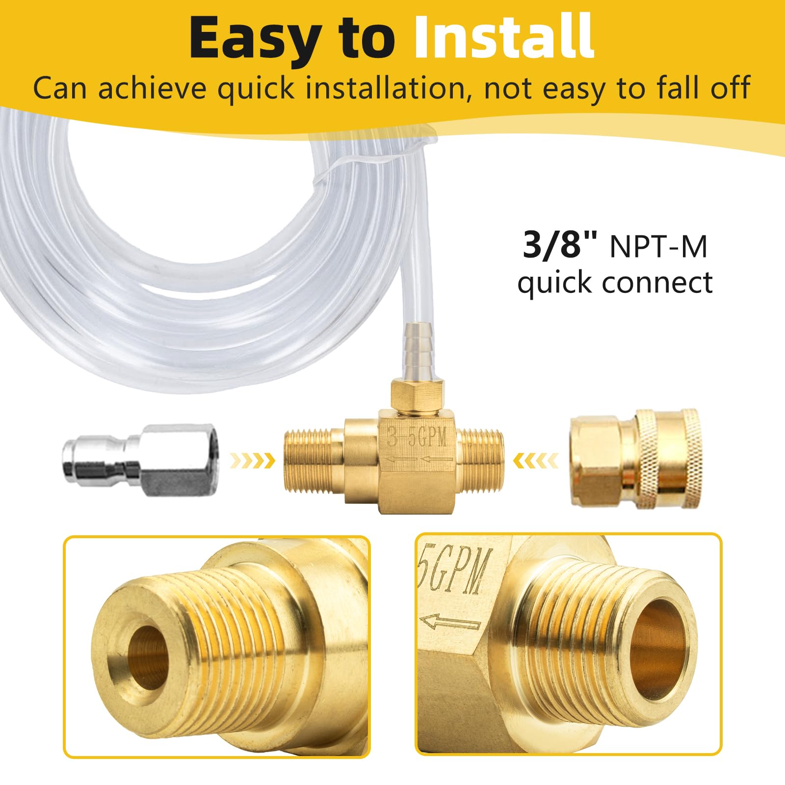 Snapklik.com : Apopip 2 Pack Down Stream Injector For Pressure Washer ...