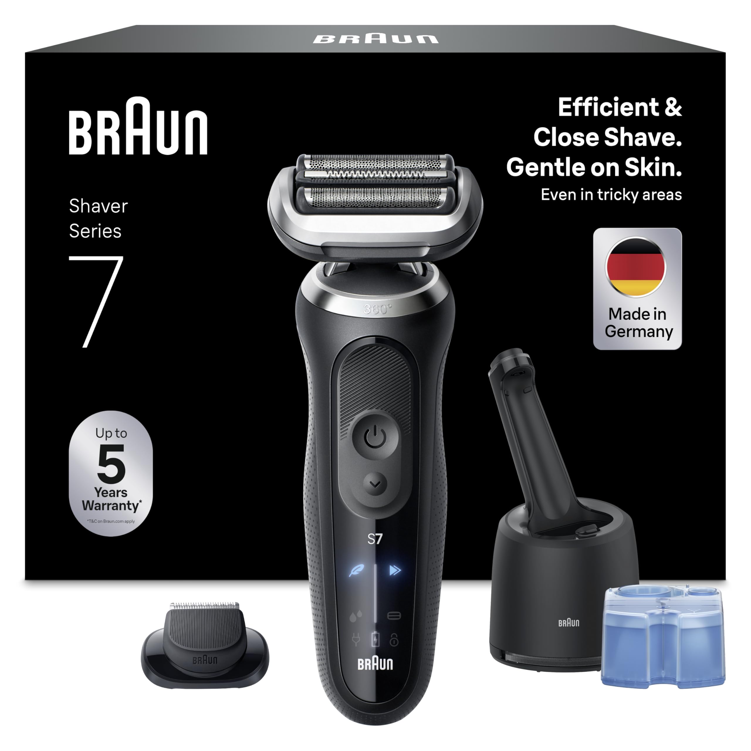 Afeitado Ultra Suave y Rápido con Braun Series 7 Oro