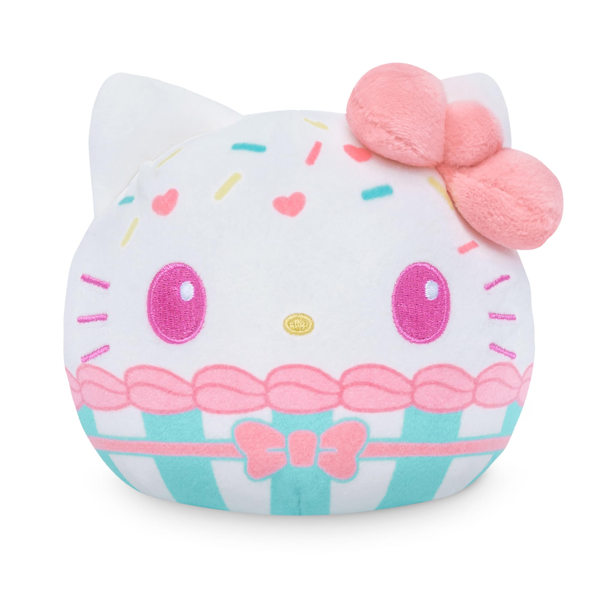 Teeturtle Hello Kitty Reversible 4" Cupcake Scented Plush - Cute Sanrio Soft Plush - Smells Like a Cake!