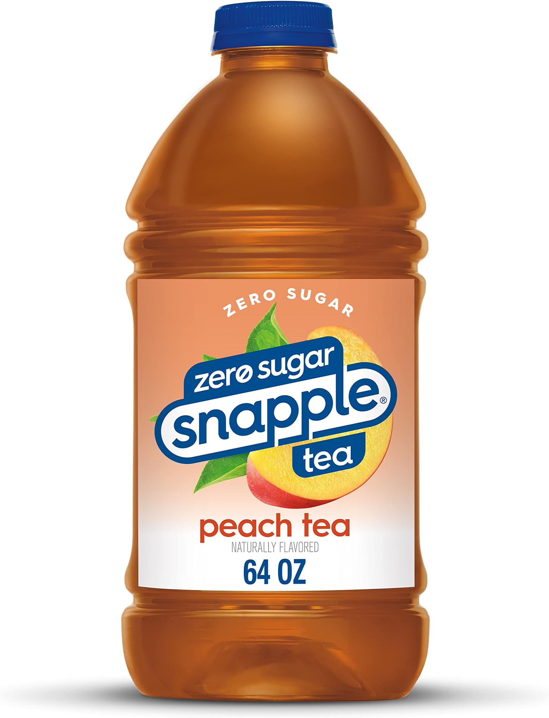Zero Sugar Peach Tea, 64 fl oz bottle