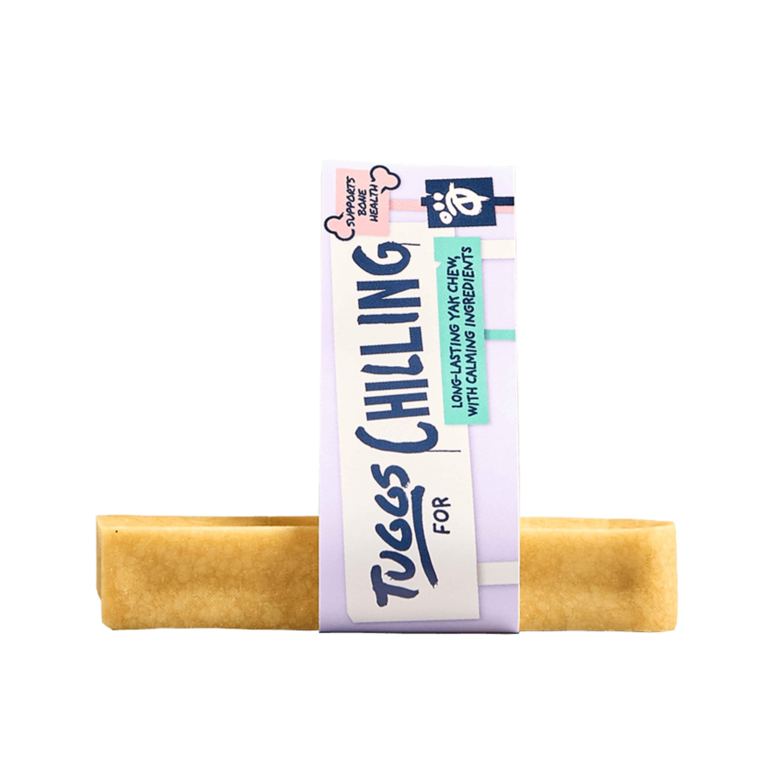 Tuggs Himalayan Yak Chews for Dogs – Medium 70g – Pack of 6 – Long-Lasting Natural Chews, Calming & Human-Grade