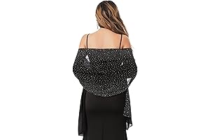 Elegant Beaded Shawls and Wraps for Shimmering Evening Gowns