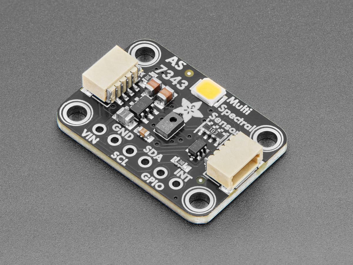 Adafruit AS7343 Module Breakout Capteur de Lumière/Couleur 14 Canaux - STEMMA QT/Qwiic, 6477