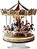 Carousel Decor, Christmas Merry Go Round Carousel, Christmas Decorations, Scene Traditional Holiday Decorations, Acrylic 2D Flat Holiday Study, Bedroom, Desktop Decorations