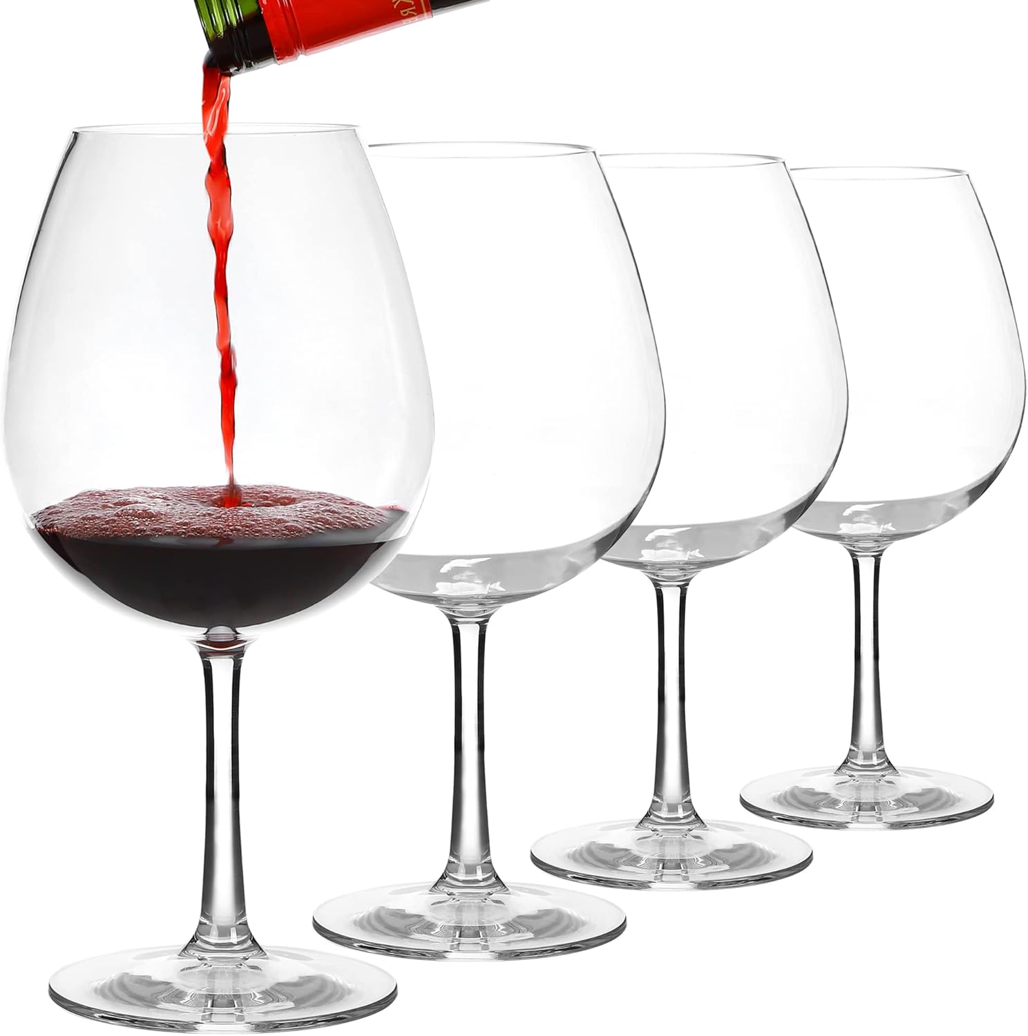 Floating Wine Glasses, Tritan Plastic Reusable Stemware, Versatile Cups