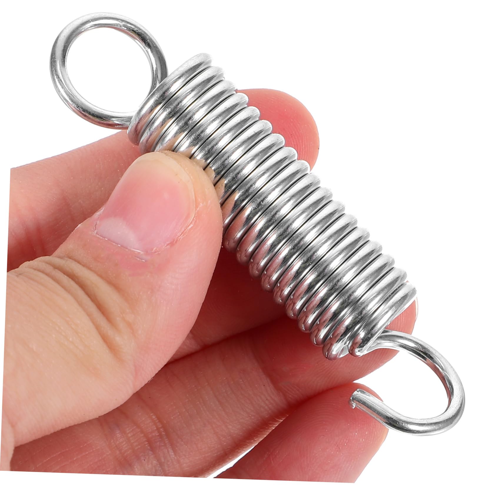 FUNOMOCYA 10 Pcs Stainless Steel Tension Spring Mechanical Compression Springs Small Springs Extension Small Springs with Hook Ends Spring Assortment Extension Springs Small Springs Kit