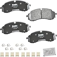 Vista 363 de Pastillas de Freno Delanteras Cerámicas Bendix Priority1 CFC430A para Modelos Selectos INFINITI G35, I30, Nissan 350Z, Altima, Juke, Maxima, Sentra