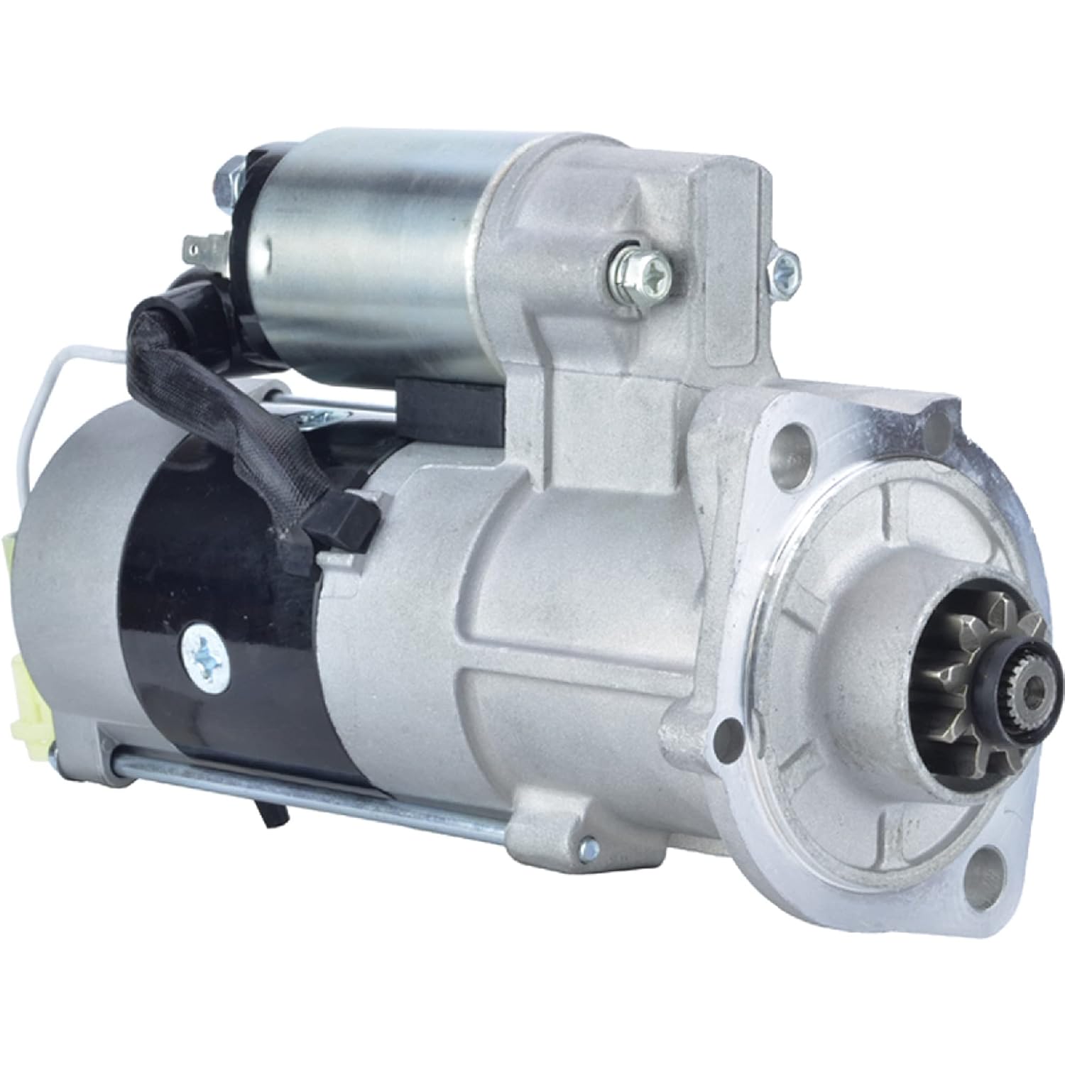 Total Power Parts 410-48225 Starter Compatible with/Replacement for Tier 4 Engines PMGR, Cw, 12-Volt, 9-Tooth, Kubota 1G484-63001