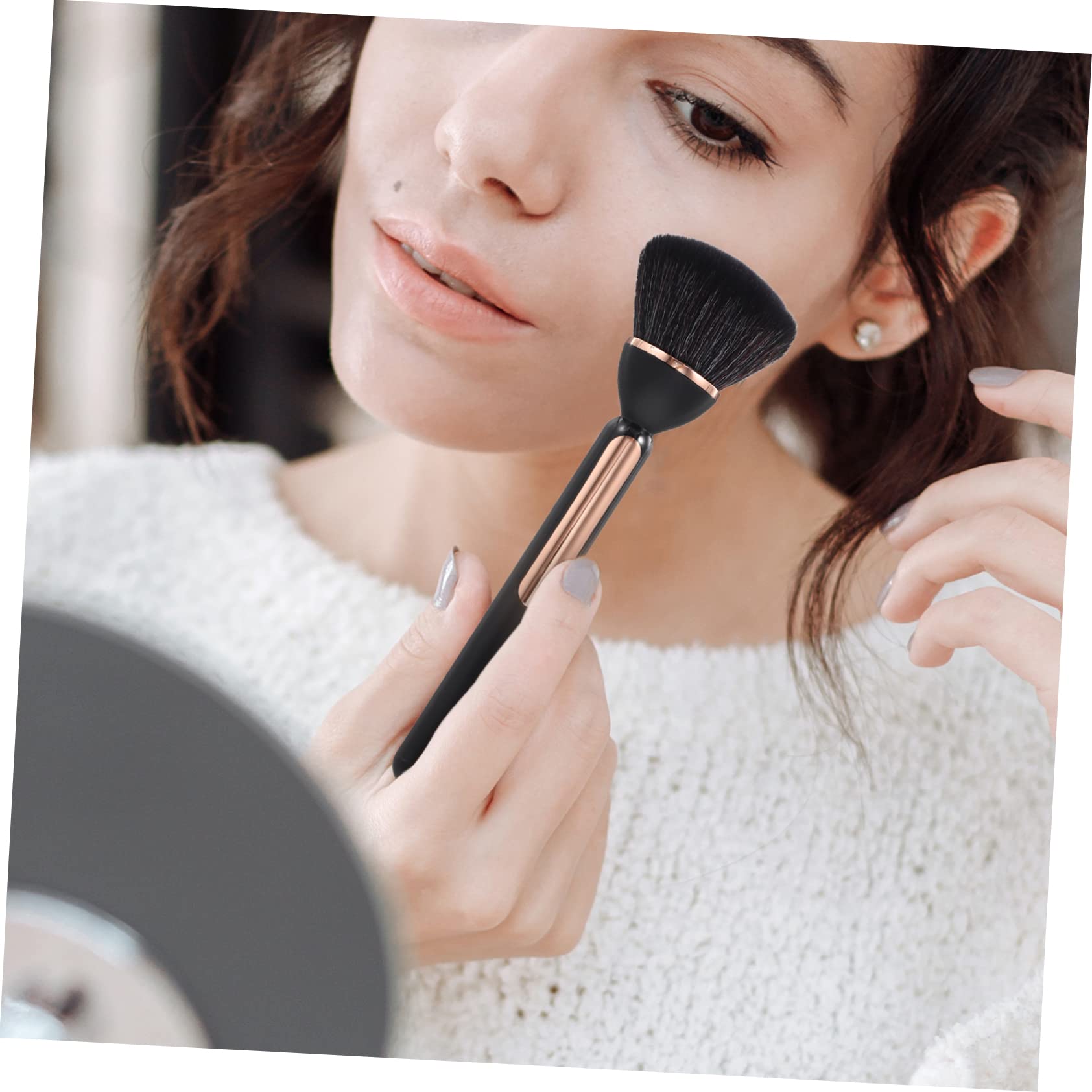 FOMIYES Professional Makeup Powder Brush Set Nail Dust Brush Travel Set Supply